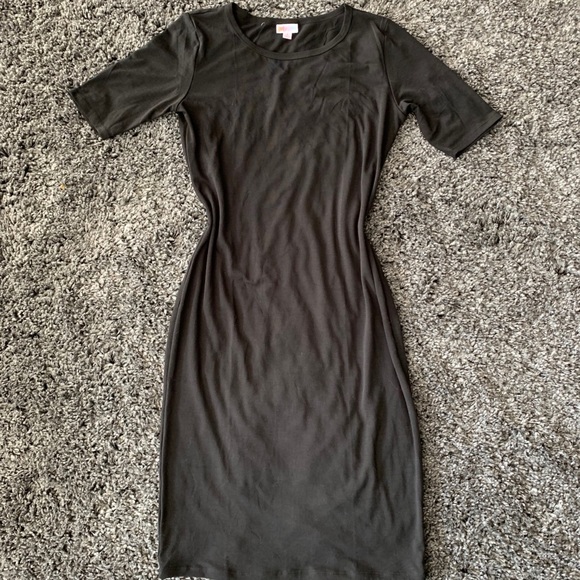 LuLaRoe Julia Solid Black Unicorn - NEW! (bin2) - Picture 1 of 6